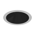 Eurofase Oscar Large 40w Round White Trim Black Baffle Wide 3500k Clear Lens