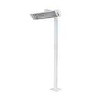 Eurofase EF3908PMW White Eurofase Ef3908pmw 39 Inch 8ft White Pole Mount With Single Crossbar Image 1