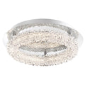 Eurofase 34159-019 Chrome Sassi, Flush Mount , 15'', Chrome Image 1