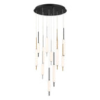 Eurofase Cumberland, Chandelier, 12-light, 22'', Mix, White Glass