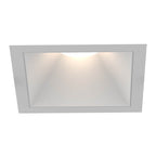 Eurofase Oscar Small 10w Square White Trim White Baffle Flood 3000k Clear Lens