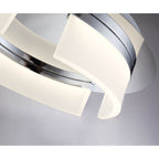 Eurofase Bria, Flush Mount, 11'', Chrome, White Acrylic