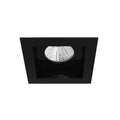 Eurofase 28721-30-025 Black Amigo 15w 1 Light Square Trim Downlight 3000k Black Image 1