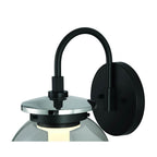 Eurofase 47196-018 Powder Coat Black Caswell, Outdoor, 14'', Powder Coat Black, Smoked Glass Image 3