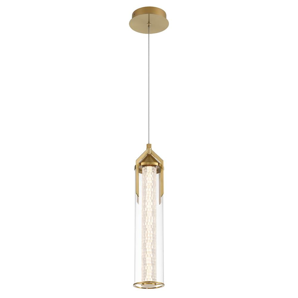 Eurofase Espada, Pendant, 20'', Gold, Clear Glass