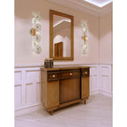 Eurofase 45701-016 Matte Gold Sue-anne, Vanity, 30'', Matte Gold, Clear-amber Glass Image 4