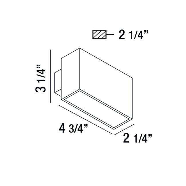 Eurofase Vello,outdr,led Wllmnt,bk