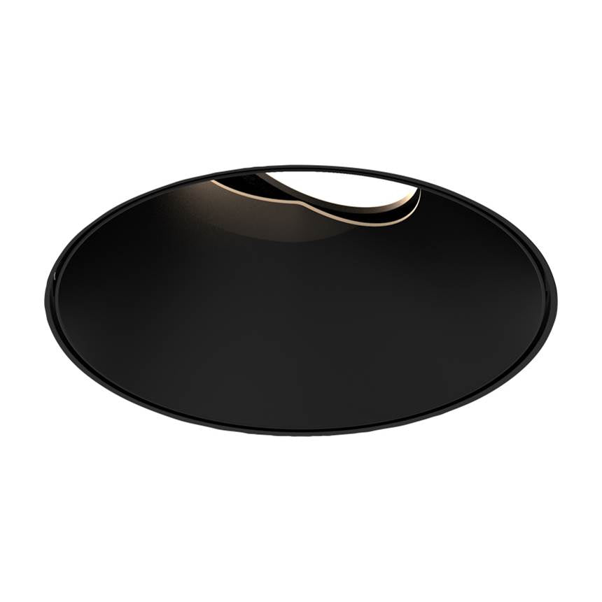Eurofase Oscar Medium 10w Round Black Trimless Black Baffle Gimbal Wide 3000k Clear Lens