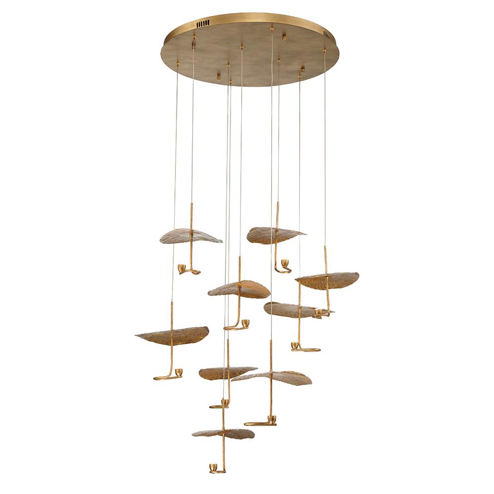Eurofase 41910-016 Oil Rubbed Bronze Lagatto, Chandelier , 9-light, 36'', Oil Rubbed Bronze Image 4