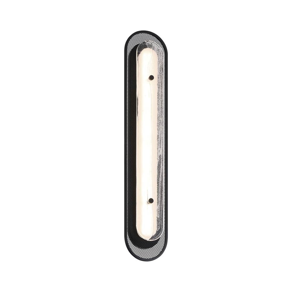 Eurofase 49444-018 Matte Black Tramore, Wall Sconce, 30'', Matte Black, Silver Glass Image 7