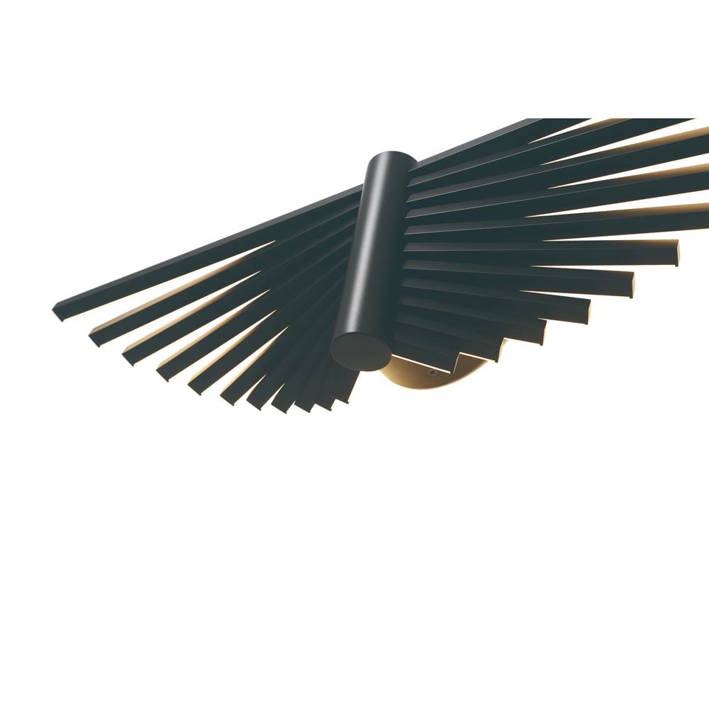 Eurofase 46731-012 Matte Black Seraph, Wall Sconce , 25'', Matte Black Image 4