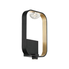 Eurofase Dagmar, Wall Sconce, 14'', Gold-black Mix, Clear Glass