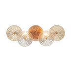 Eurofase 45700-019 Matte Gold Sue-anne, Vanity, 22'', Matte Gold, Clear-amber Glass Image 7