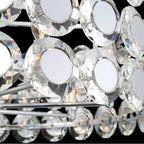 Eurofase 44286-019 Chrome Perrene, Chandelier, 8-light, 32'', Chrome, Clear Glass Image 2