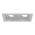 Eurofase Tango 15w 2 Light White Trim Gimbal Medium 3000k Clear Lens