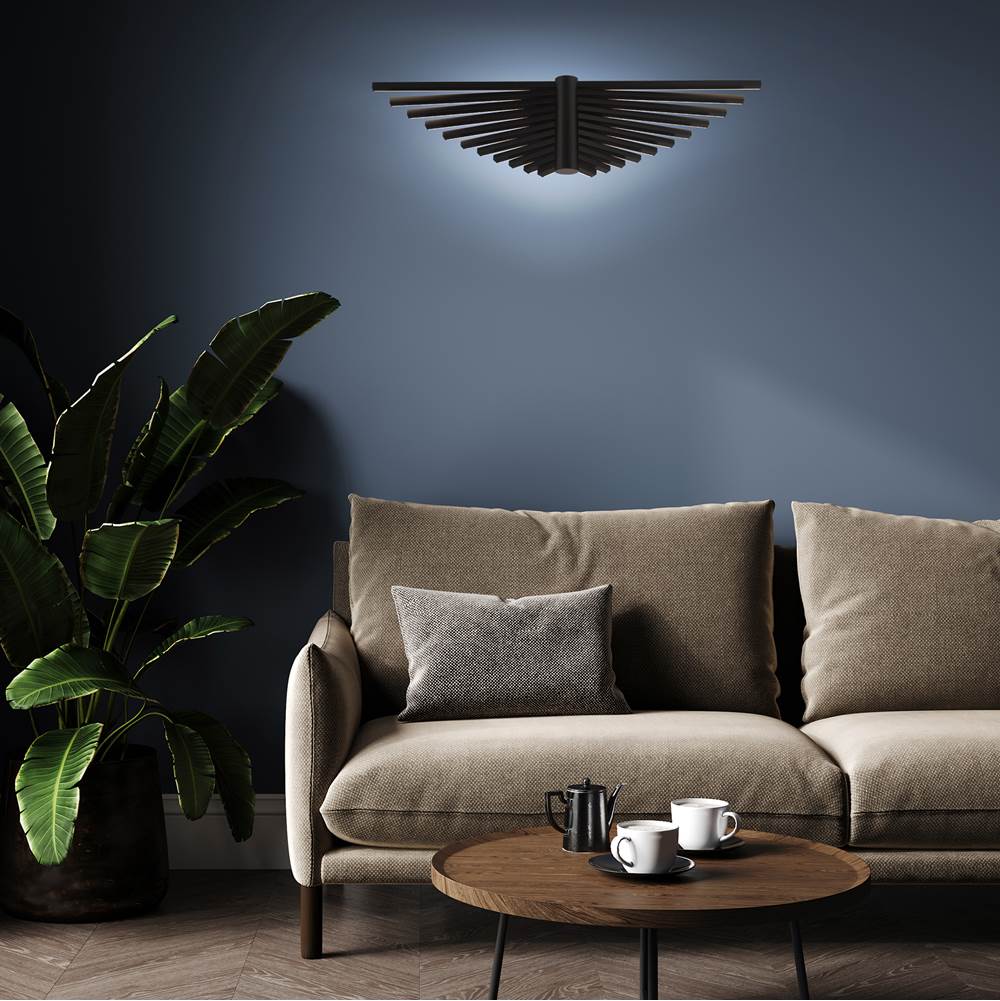Eurofase 46731-012 Matte Black Seraph, Wall Sconce , 25'', Matte Black Image 5
