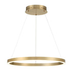 Eurofase Spunto, Chandelier, 28'', Brushed Gold, White Glass