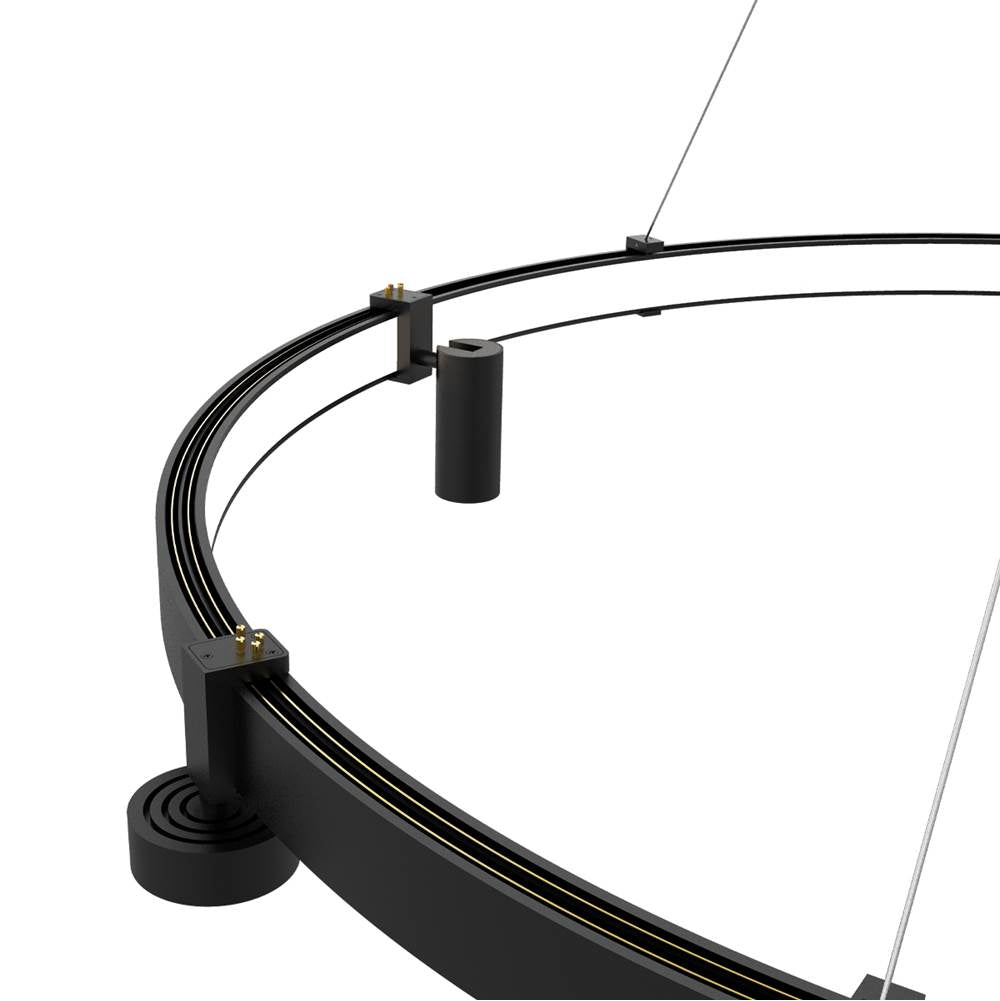 Eurofase 38136-016 Matte Black Mucci, Chandelier , 60'', Matte Black Image 2