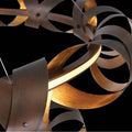 Eurofase 30080-010 Bronze Gold Mix Banderia, Chandelier, 33'', Bronze-gold Mix, Bronze Glass Image 1