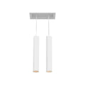 Eurofase Tango 15w 2 Light White Trim Suspension 3000k Clear Lens