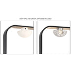 Eurofase 37079-017 Gold Black Mix Dagmar, Chandelier, 9-light, 33'', Gold-black Mix, Clear Glass Image 5
