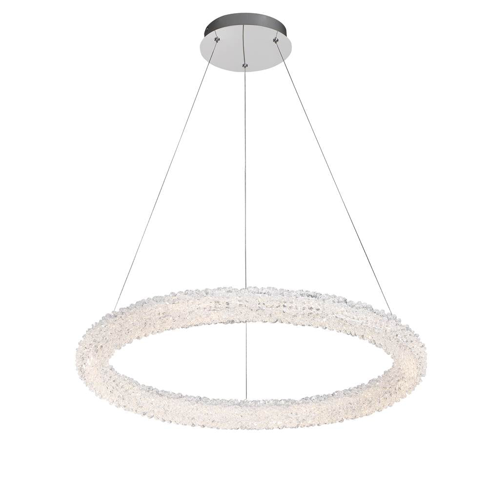 Eurofase 34153-017 Chrome Sassi, Chandelier , 27'', Chrome Image 5