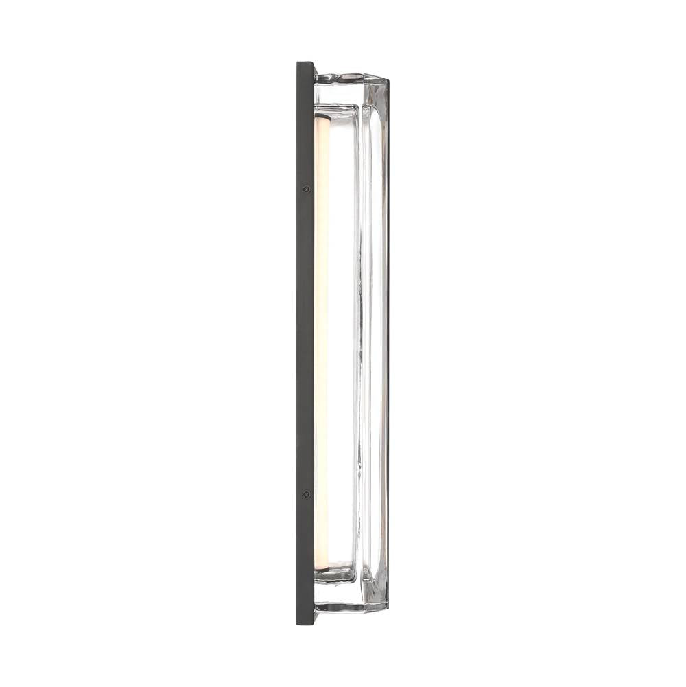 Eurofase 49025-026 Matte Black Langferd, Outdoor, 24'', Matte Black, Clear Glass Image 1