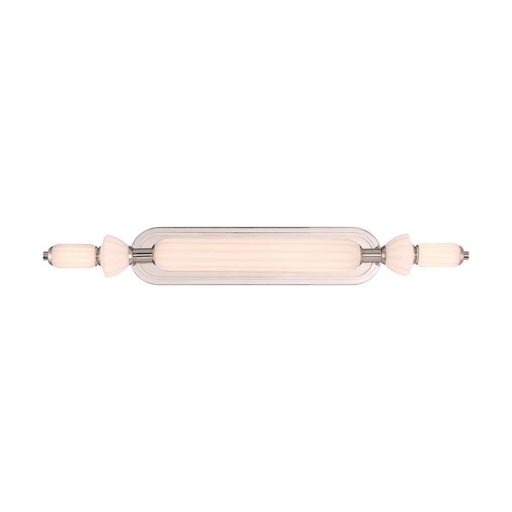 Eurofase Lansdowne, Vanity, 31'', Polished Nickel, Opal Glass