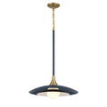 Eurofase 46441-027 Matte Blue Welsh, Pendant, 18'', Matte Blue, White Glass Image 1
