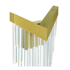 Eurofase 47600-010 Matte Gold Vivien, Wall Sconce, 20'', Matte Gold, Crystalic Acrylic Image 3