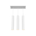 Eurofase Tango 15w 3 Light White Trim Suspension 3000k Clear Lens