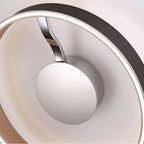 Eurofase Verdura, Flush Mount, 15'', Matte Black, White Acrylic