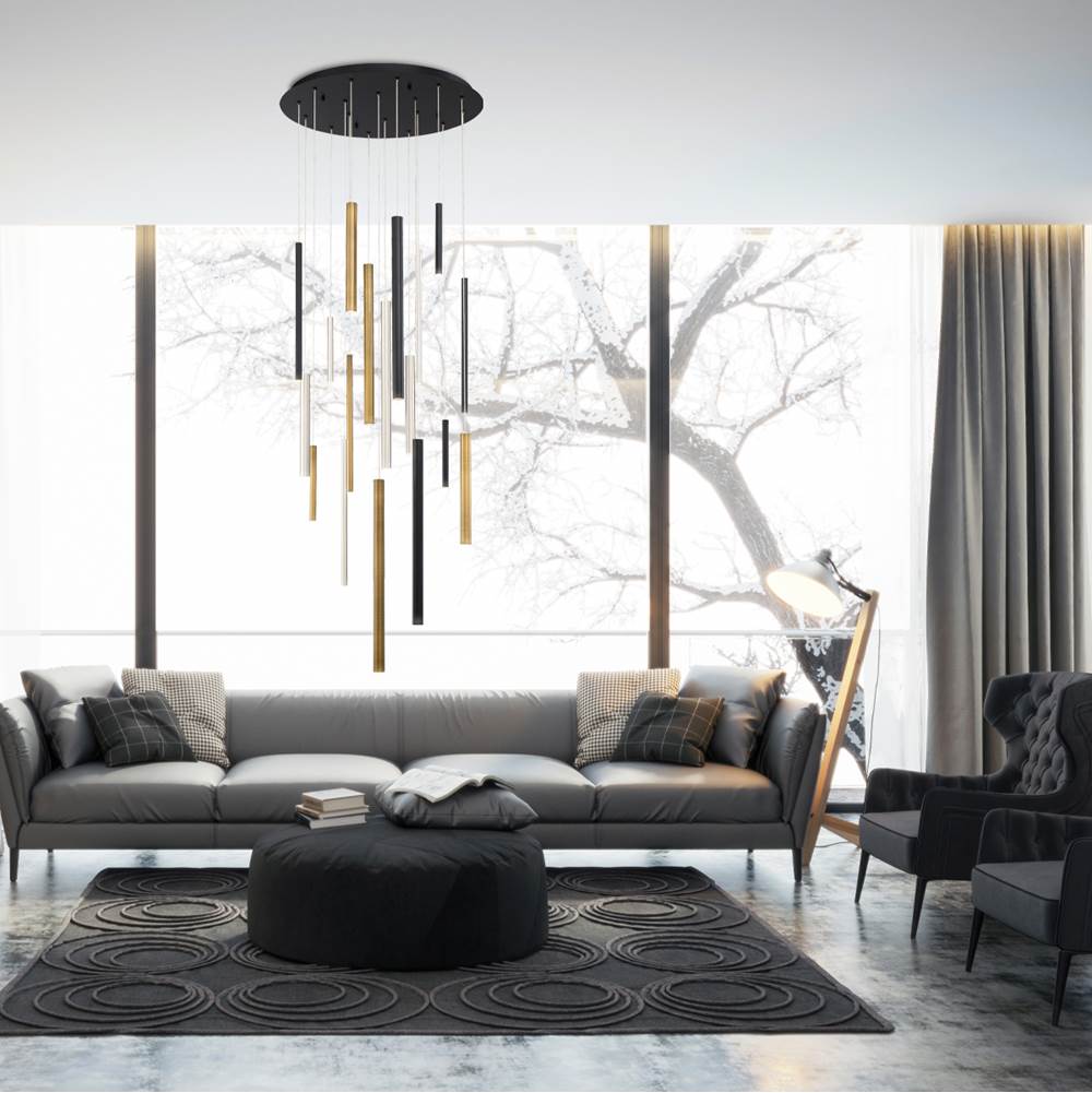 Eurofase Santana, Chandelier , 18-light, 24'', Mix