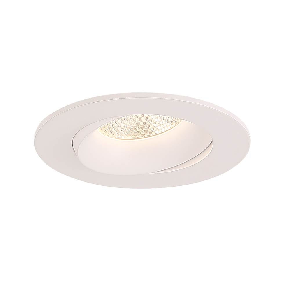Eurofase 45369-018 White Midway 3.5'' 12w 1 Light Round Gimbal Trim 5cct White Image 1