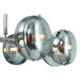 Eurofase 38130-022 Polished Nickel Nottingham, Chandelier, 6-light, 44'', Polished Nickel, Smoked Glass Image 1