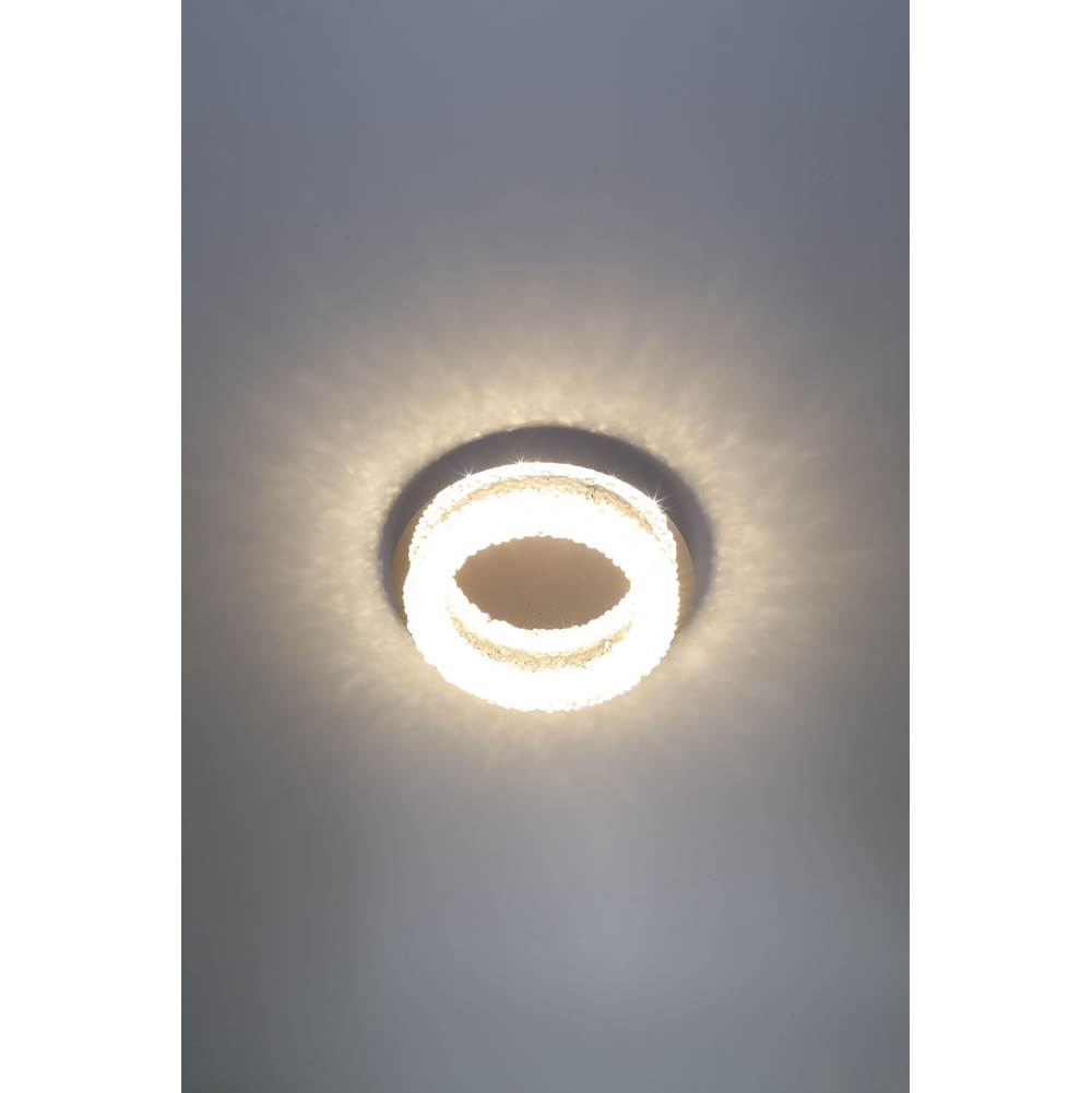 Eurofase 34159-019 Chrome Sassi, Flush Mount , 15'', Chrome Image 4