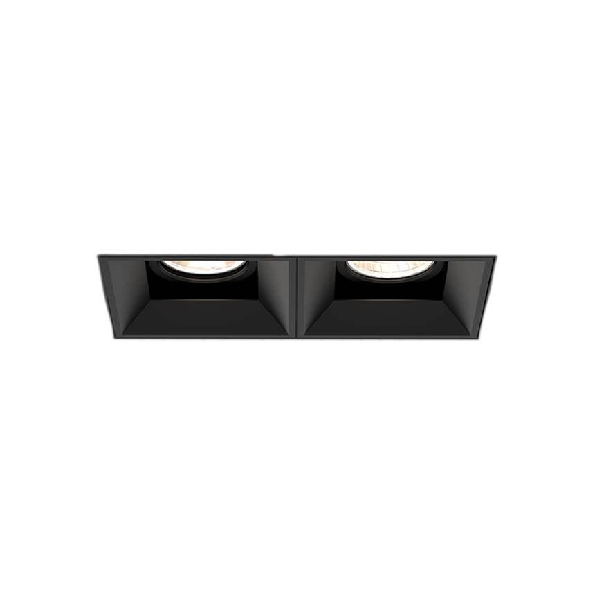 Eurofase Bravo 10w 2 Light Black Trimless Wide 2700k Clear Lens
