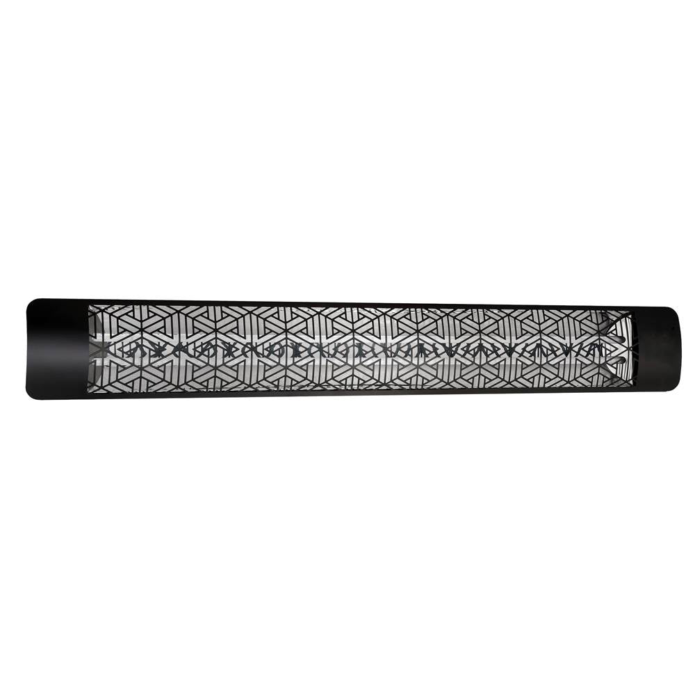 Eurofase EF60480B3 Black Eurofase Ef60480b3 Dual Element 61 Inch 6000 Watt Electric Patio Heater Image 1