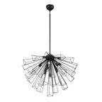 Eurofase 43863-013 Matte Black Dendelio, Chandelier , 13-light, 30'', Matte Black Image 6