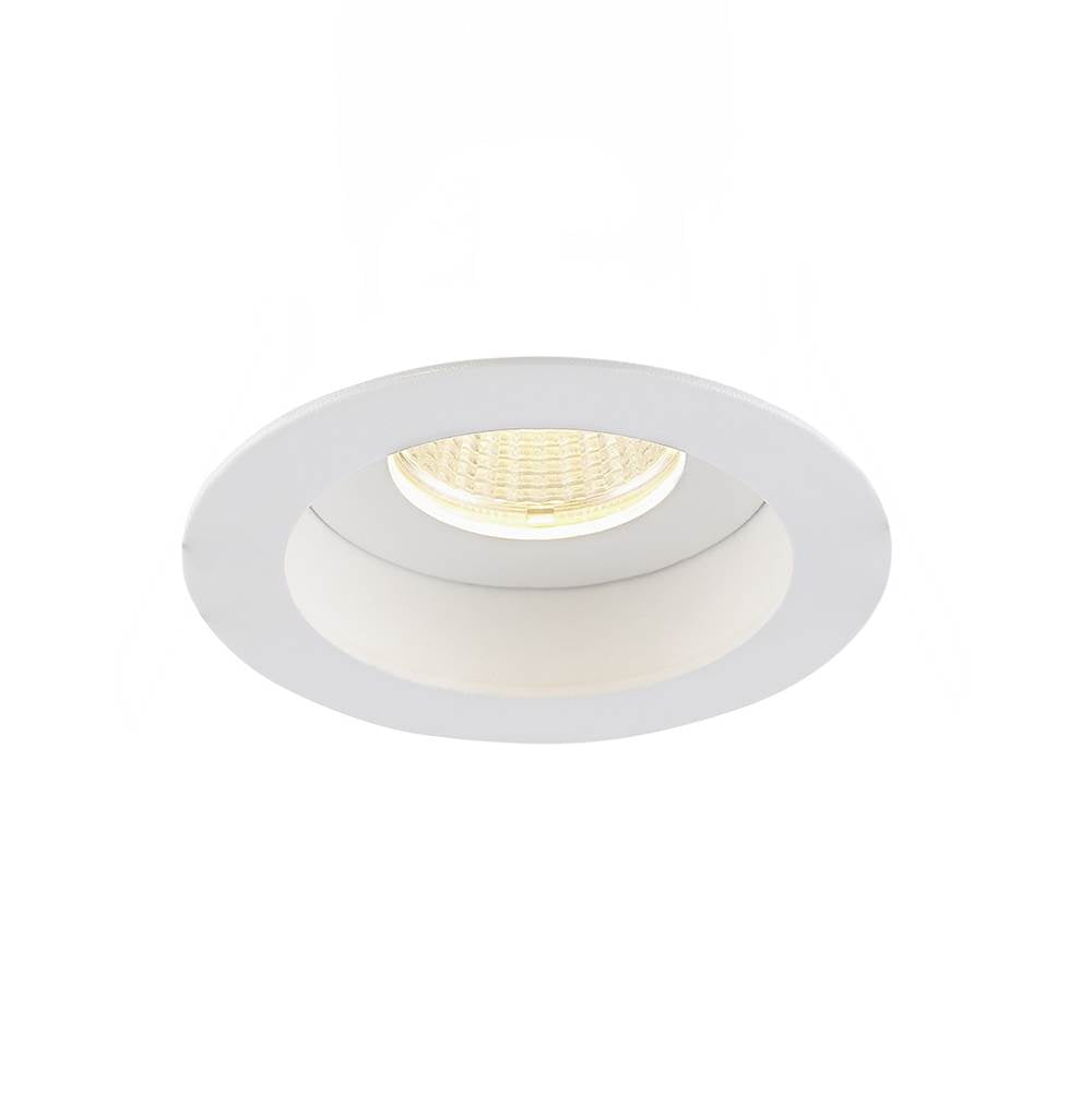 Eurofase 28719-35-014 White Amigo 15w 1 Light Round Trim Downlight 3500k White Image 1