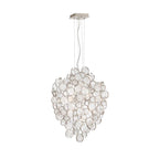 Eurofase 34030-011 Chrome Trento, Chandelier, 7-light, 25'', Chrome, Clear Glass Image 2