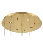 Eurofase 49237-016 Gold Norah, Chandelier, 12-light, 24'', Gold, Mixed Glass Image 3