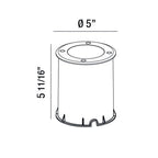 Eurofase 31595-018 Stainless Steel Outdr,led Inground,rd,3x2w,ss Image 1