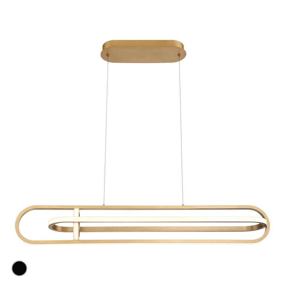Eurofase 37039-028 Matte Gold Demark, Chandelier , 42'', Matte Gold Image 4