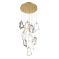 Eurofase 49237-016 Gold Norah, Chandelier, 12-light, 24'', Gold, Mixed Glass Image 1