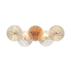 Eurofase 45700-019 Matte Gold Sue-anne, Vanity, 22'', Matte Gold, Clear-amber Glass Image 5