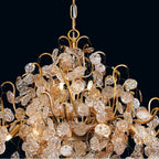 Eurofase Campobasso, Chandelier, 11-light, 33'', Gold, Mixed Glass