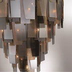 Eurofase 43873-012 Brushed Brass Cocolina, Chandelier, 39-light, 71'', Brushed Brass, Mixed Glass Image 3
