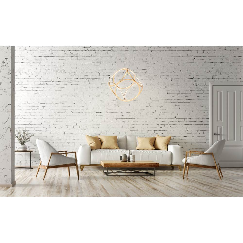 Eurofase 37102-020 Brushed Gold Glenview, Pendant , 24'', Brushed Gold Image 5