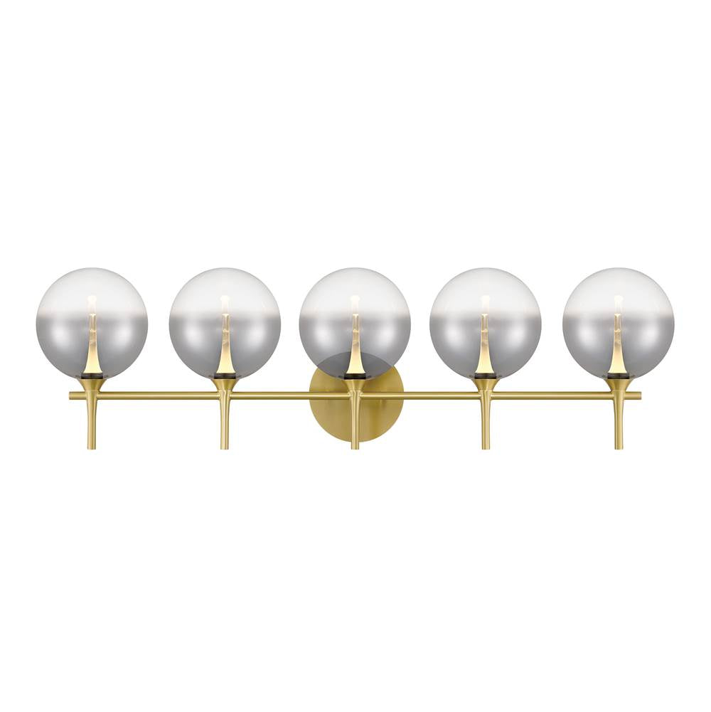 Eurofase 48919-029 Gold Iissa, Vanity, 5lt, Gold, Smoked Glass Image 4